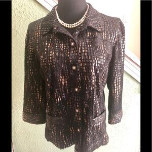 Beautiful jacket by JM Collection in size 10